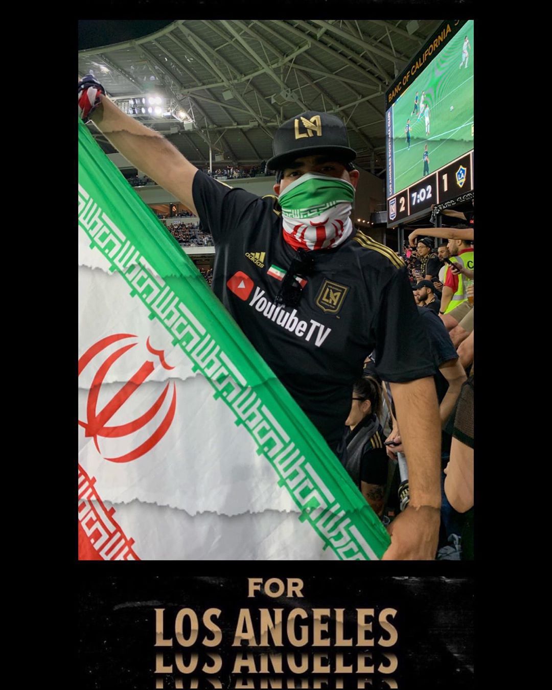 History ! Los Angeles! LA, You Keep giving me reasons to Love You @lafc 🇮🇷 🇲🇽 @lafc3252 @lafckrew