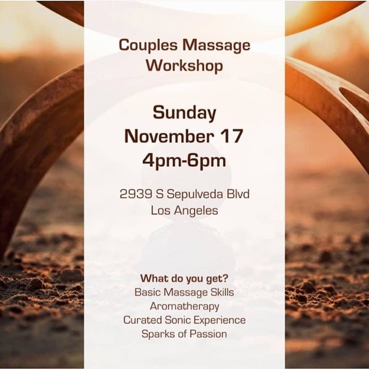LOS ANGELES! I’m terrible at massages but now I’ll be semi terrible! Education is the future baby lol! If you want to join to visit the link in @nilou.joon profile and sign up before its FULL! Also it’s on @airbnbexperiences ! Fellas show ur ladies you can learn and have magical hands again lol Ladies, we will trade no complaining for a day for a massage 🤪!