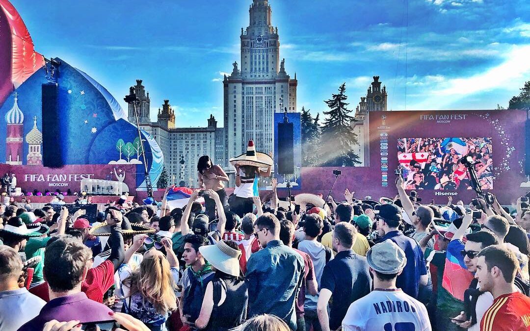 June 16, 2018: MOSCOW FANFEST to watch Argentina v Iceland & Peru vs Denmark