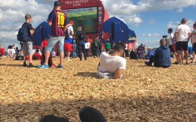 One of the best parts of the World Cup is kickin it back and watching the matches at the in loved it!