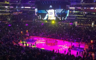 First Game of 2020 for me! Woo hoo! Go Lakers . . . . .