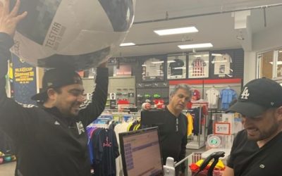 My Dad was surprised when I said I was going to "Soccer Stores" to buy a Soccer ball instead of cleats like him…I told him this soccer ball will bring Happiness to many including myself. He was even more surprised when I walked up to  to check me out so I can be on my merry way haha! Thank you  for creating such a gift that keeps on giving . . . . .