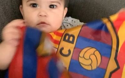 New Barcelona fan on the way  ⁣ .⁣ .⁣ .⁣ .⁣ .⁣