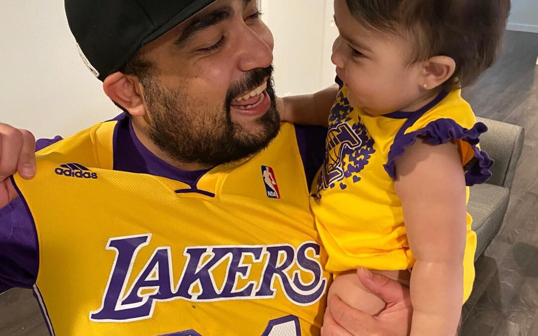 I said to Mila, Lakers in 5! Let’s go Lakers! Let’s get this W tonight ⁣ .⁣ .⁣ .⁣ .⁣ .⁣