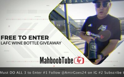 Only one day left! Now that I don’t drink, come and win my wine! Presented by  , Engraved LAFC wine bottle! FREE to Enter ! You Must do ALL 3 to be entered! Drawing will be right here on my IG live tomorrow Nov 21st at 1:20pm (1)Follow AmirGoes24 (2) Subscribe to MahboobTubeTV on YouTube (linkinBio) (3) Go to AmirGoes.com, click on the exclusive offers tab, and fill out the form! free and easy!  . . . . .