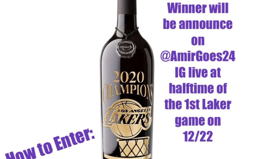 ⁣Happy 14th my Birthdayversary and our monthly Giveaway is announced! Every 14th of the month! In order to celebrate the Championship this one is for my Lakers Peoples! What a year it's been! So I'll be giving away a  Lakers Edition 2020 Championship bottle! Hers how to enter: (1) Subscribe to MahboobTubeTV on YouTube (2) Tag 2 people on this Post (3) Follow AmirGoes24 on IG! Do all 3 and you are entered! Drawing will be at halftime of the Lakers 1st season Game , 12/22, right here on my IG live .⁣ .⁣ .⁣ .⁣ .⁣